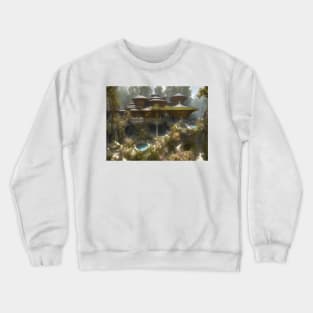 Round Terrace Cozy Palace Parnassus House Crewneck Sweatshirt